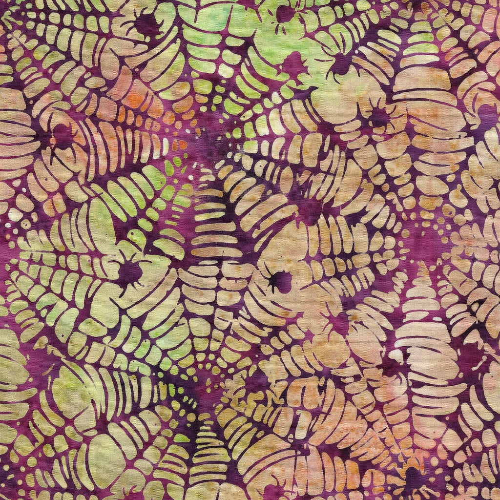 Fabric Lumin Pink Green Pale Olive Spider Web Spooktacular Island Batiks by the Quarter Yard 122467803