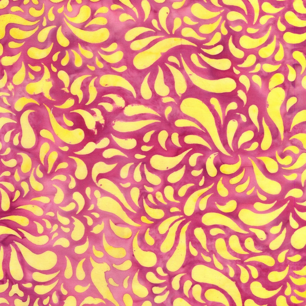 Fabric Lumin Pink Rosewood Teardrops Sunset Island Batiks by the Quarter Yard 612504175