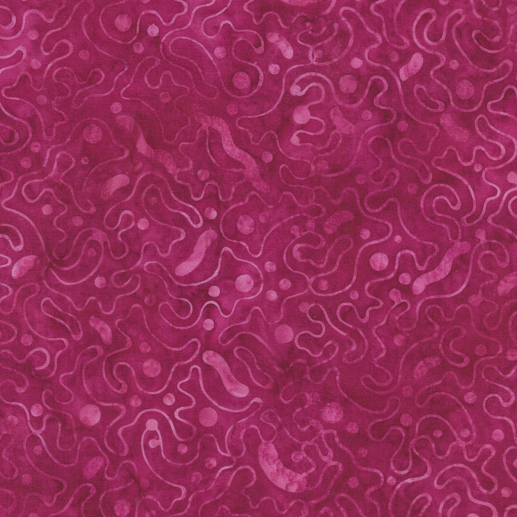 Fabric Lumin Pink Valentino Jabber Blob Jabberwocky Island Batiks by the Quarter Yard 822401180