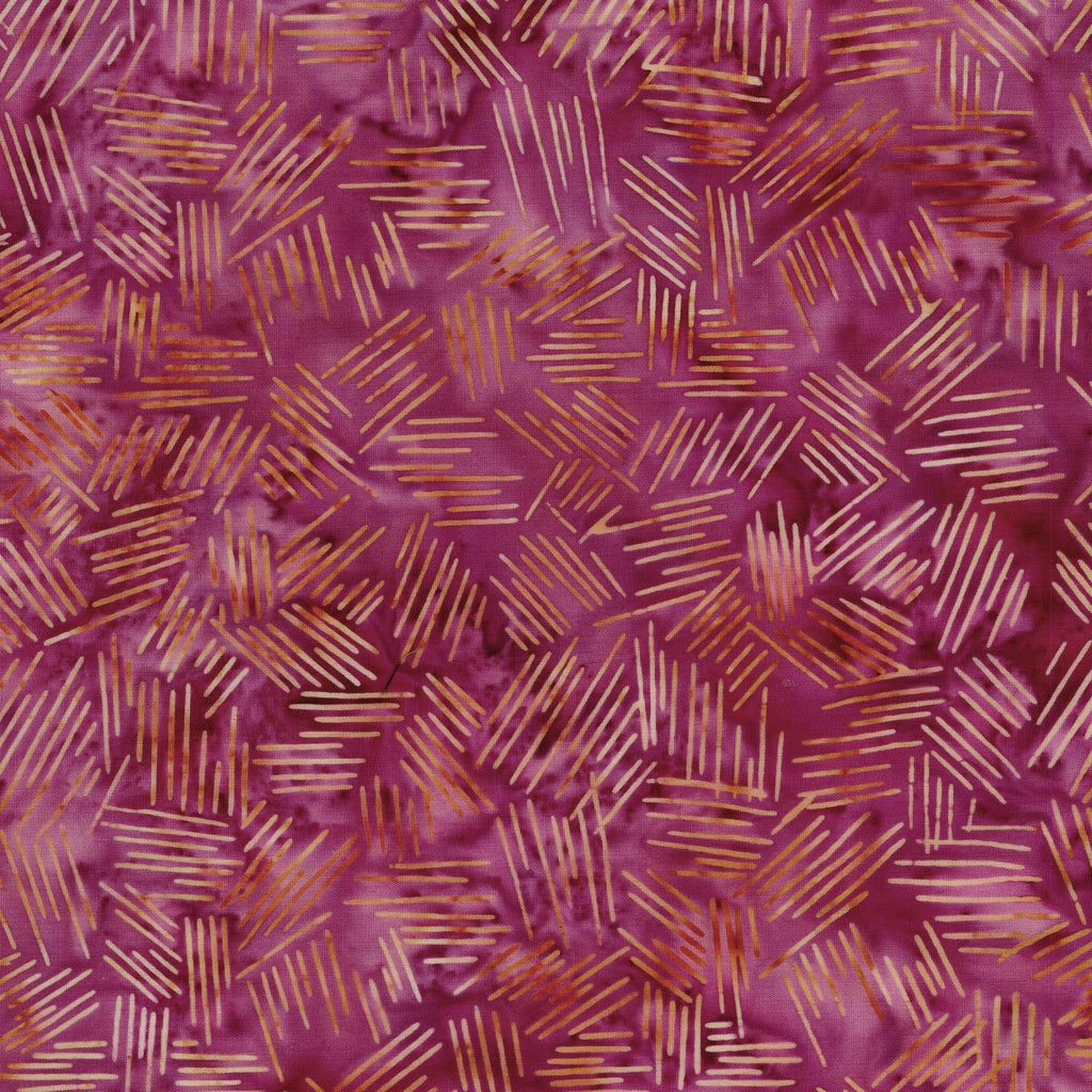 Fabric Lumin Purple Foxglove Crosshatched Sunset Island Batiks by the Quarter Yard 612503410