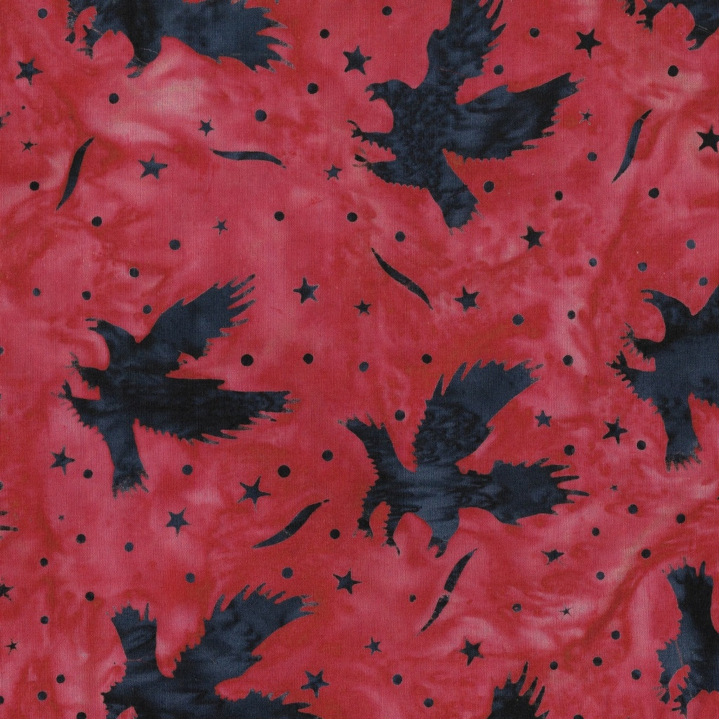 Fabric Lumin Red Cardinal Eagles Jubilee Island Batiks by the Quarter Yard 122460370