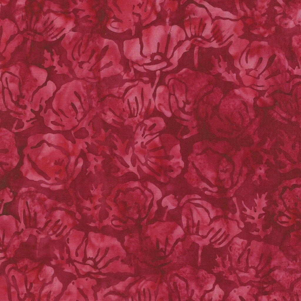 Fabric Lumin Redwood Poppies Floral Jubilee Island Batiks by the Quarter Yard 122456380