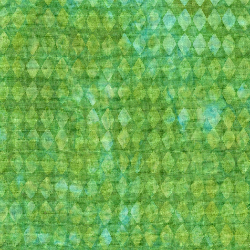 Fabric Lumin Turquoise Green Argyle Spooktacular Island Batiks by the Quarter Yard 122465851