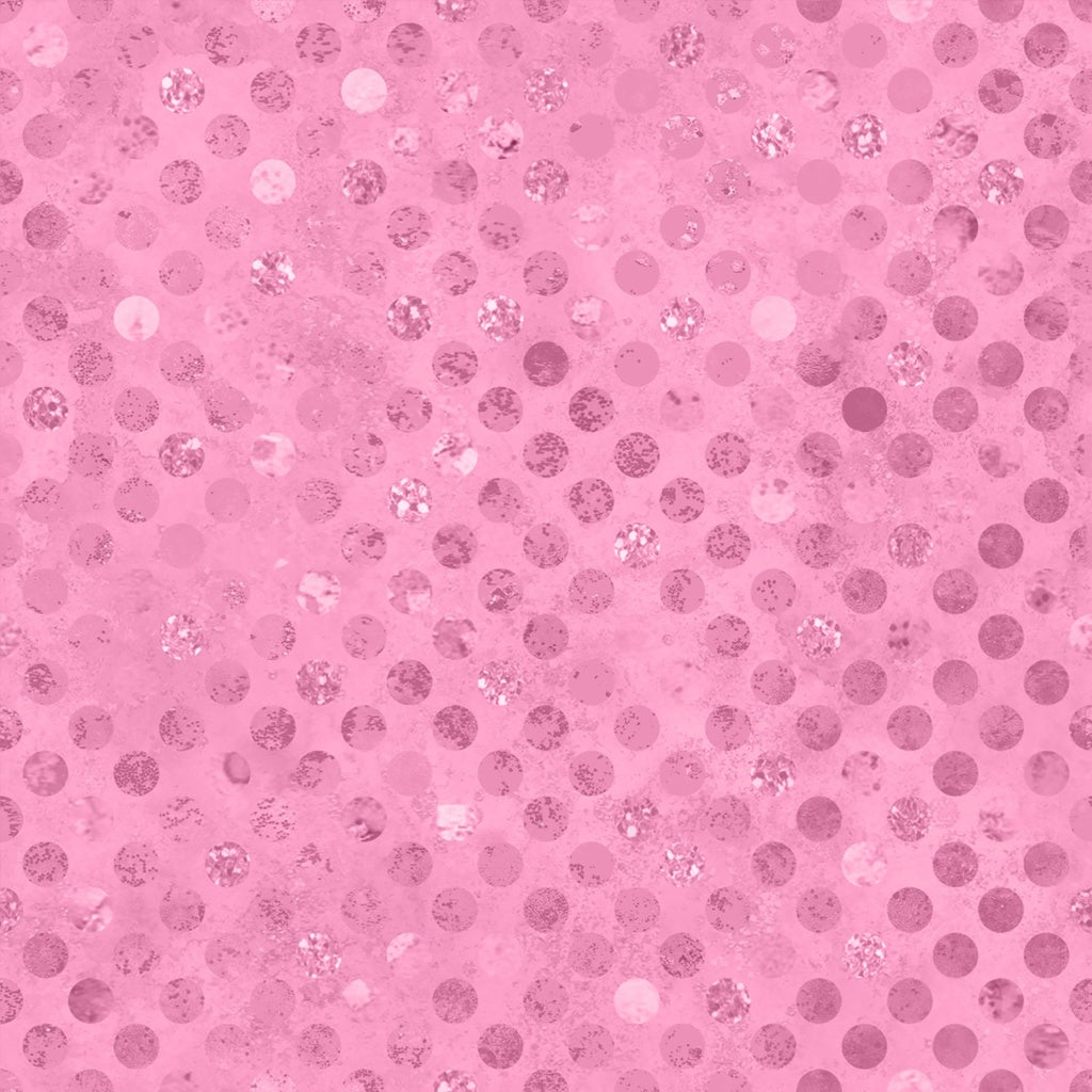 Pink background with small glittery dots