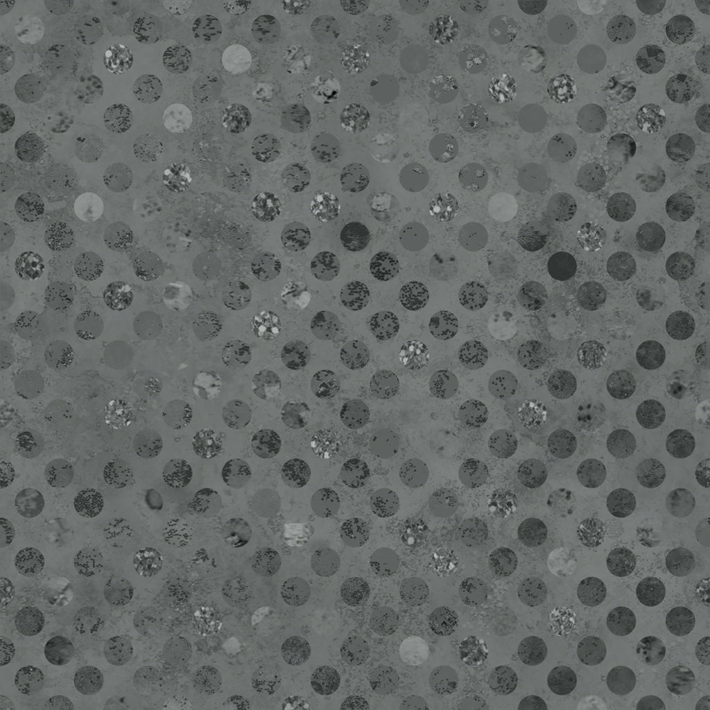 Gray patterned surface with small circular shapes