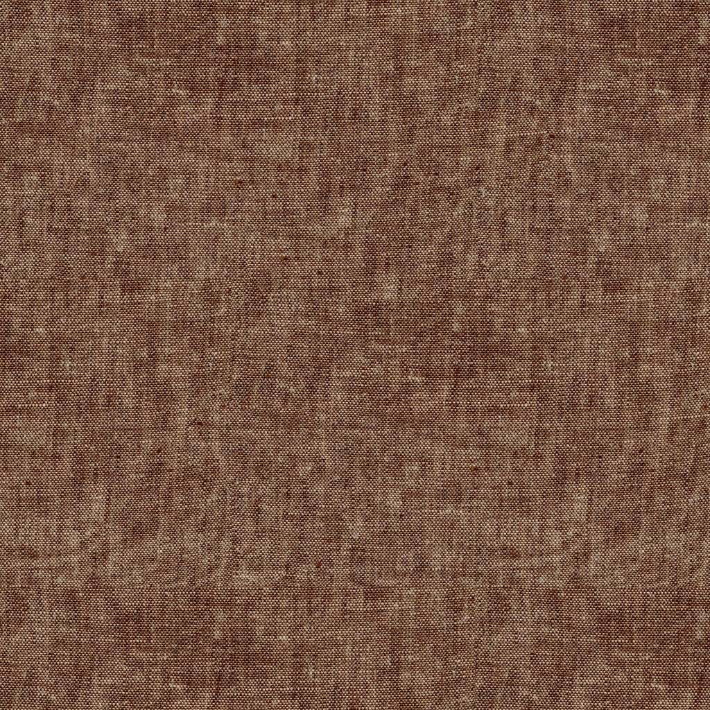 Fabric Lumin White Owl Textiles Coffee Cortina Yarn Dyed Linen Blend by the Quarter Yard CORYD-094