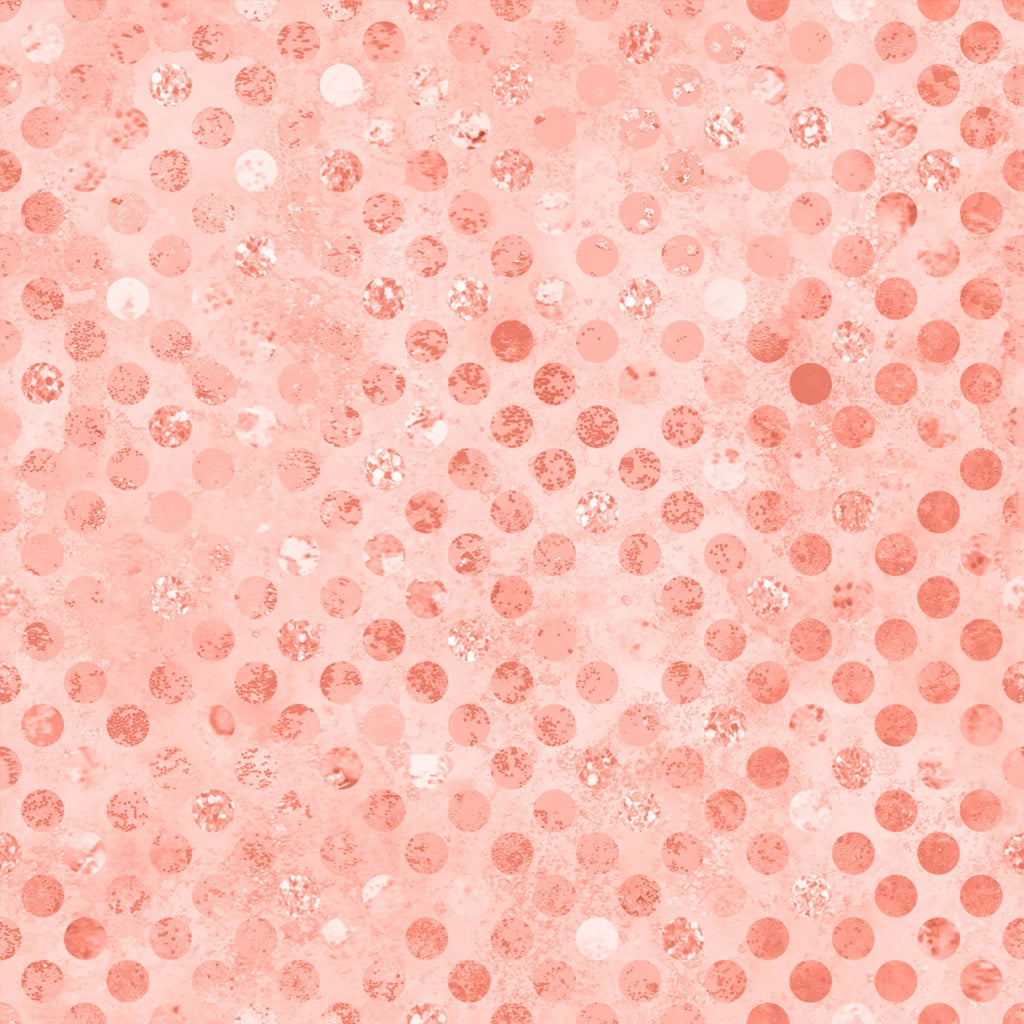 Pattern of small pink dots on a light pink background
