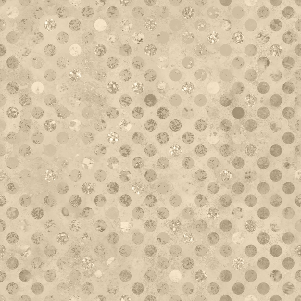 Patterned background with small circles and dots on a beige color scheme
