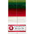 Packaging of fabric strips with a red and green color scheme and 'Fundamentals Yule Love This' branding.