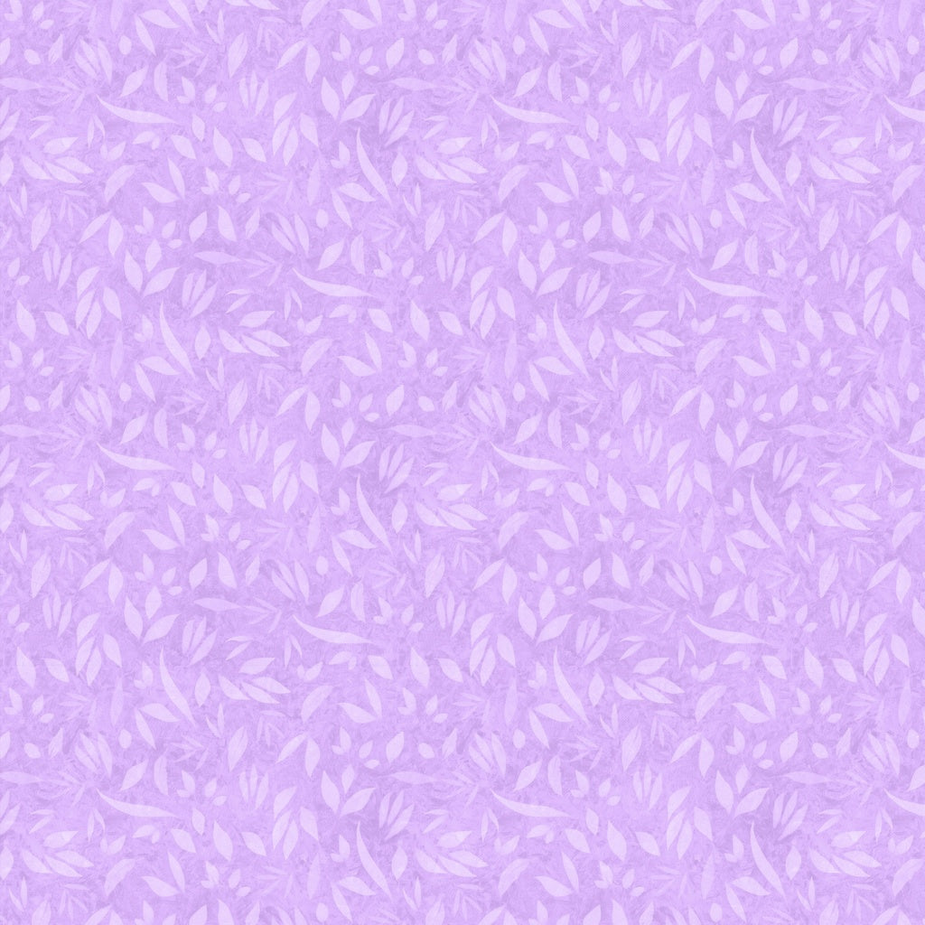 Purple background with leaf-like patterns