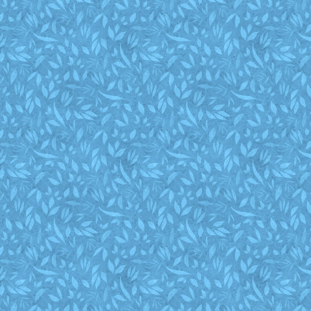 Blue patterned fabric texture
