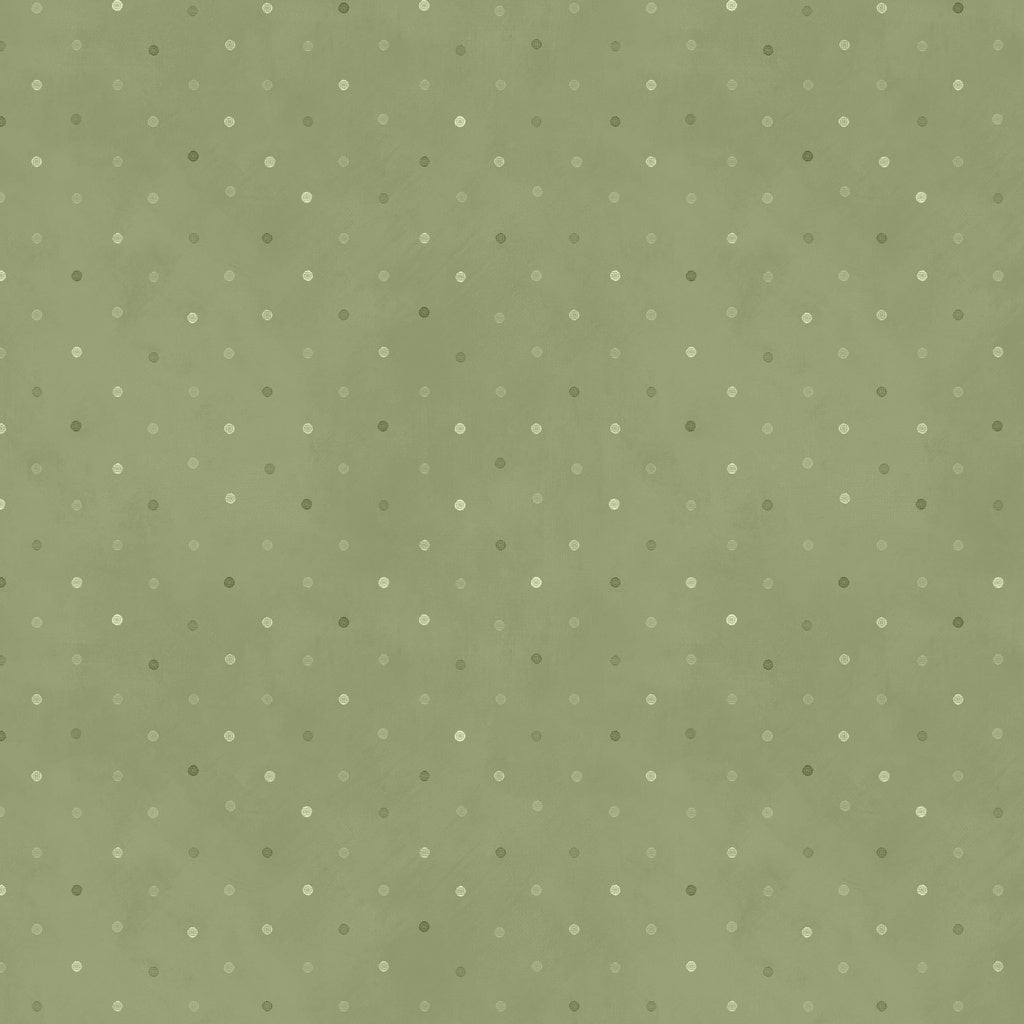Green background with small polka dots