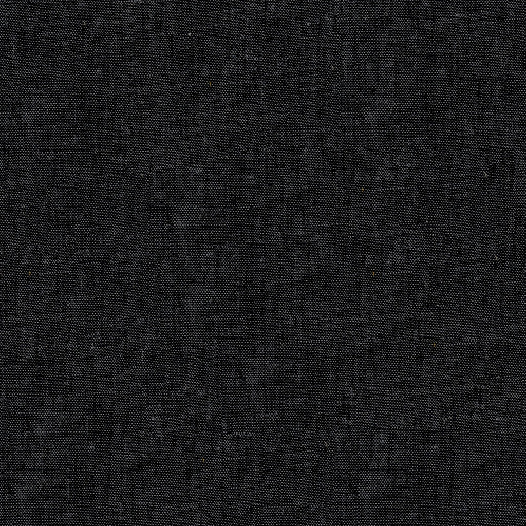 Solid black fabric texture