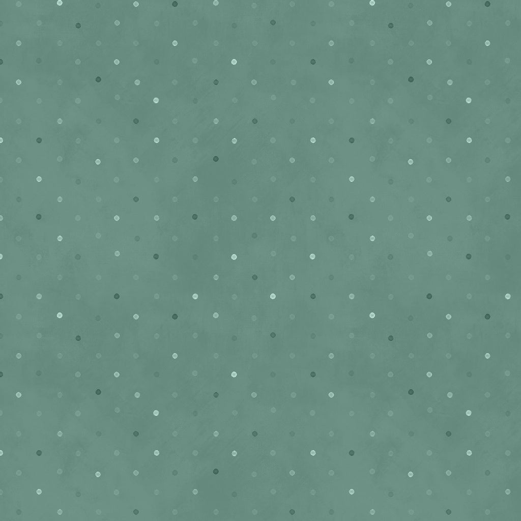 Pattern of small dots on a teal background