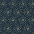 A repeating floral pattern on a dark navy blue background, featuring pale beige vines, leaves, and small blossoms arranged in a dense, ornate design.
