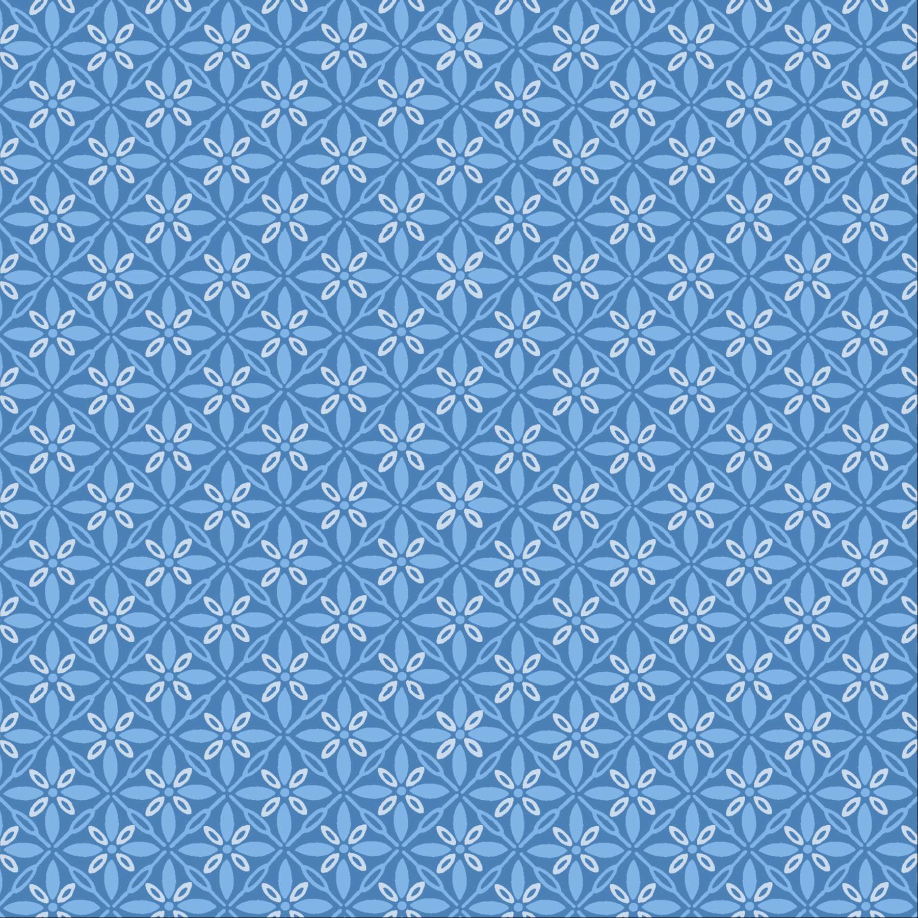 Fabric Maywood Studio Blue Tufted Kimberbell Basics by the Quarter Yard MAS9396-B