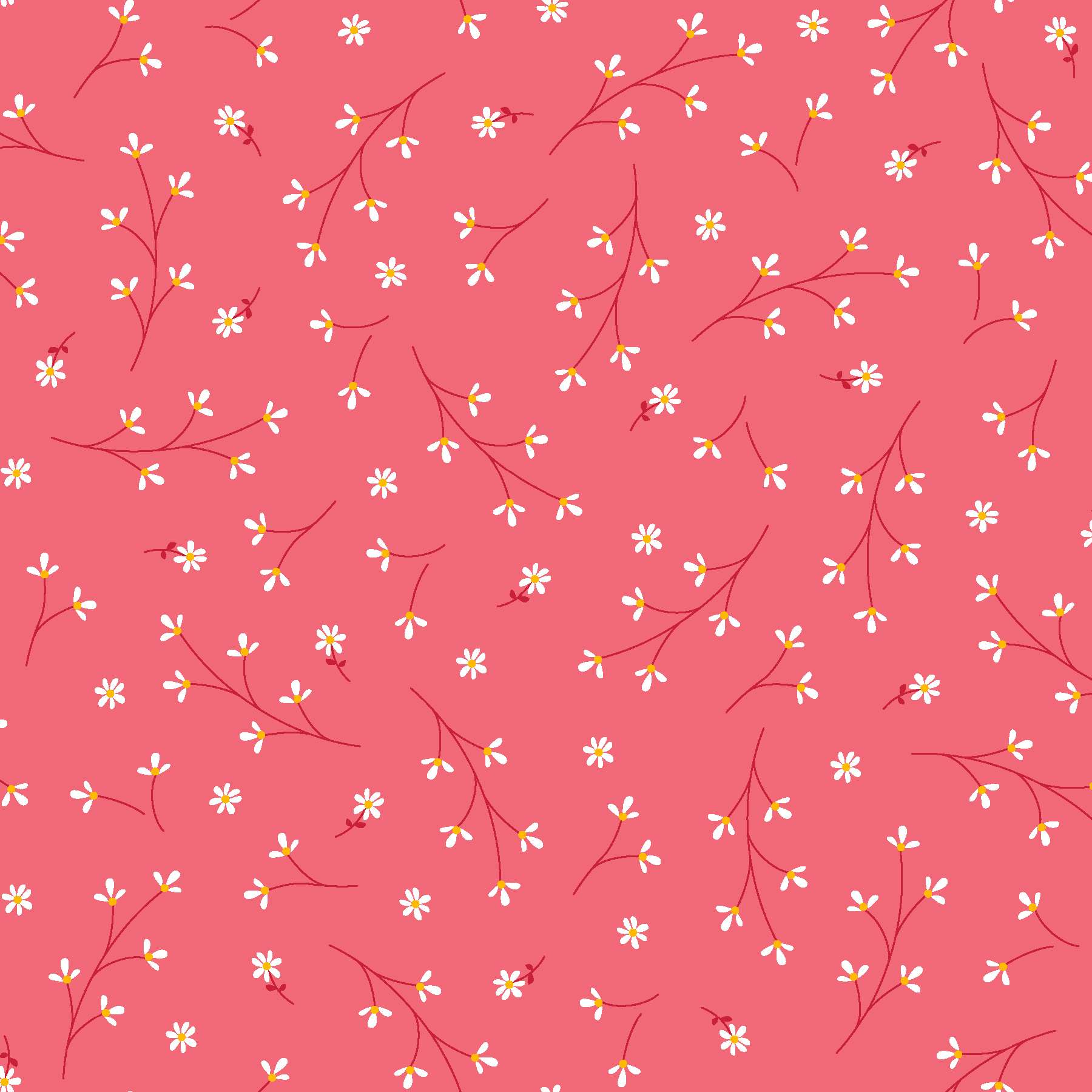 Fabric Maywood Studio Pink Pretty Petals Kimberbell Basics by the Quarter Yard MAS8260-P