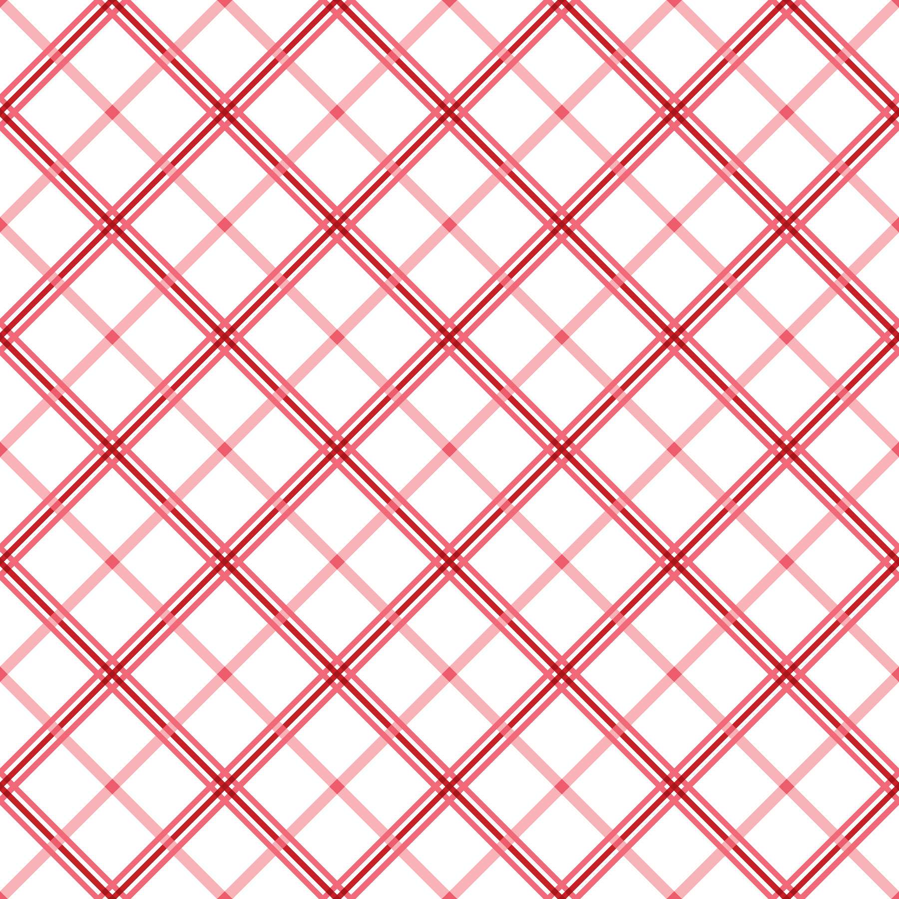 Fabric Maywood Studio Red Plaid Kimberbell Basics by the Quarter Yard MAS8262-R