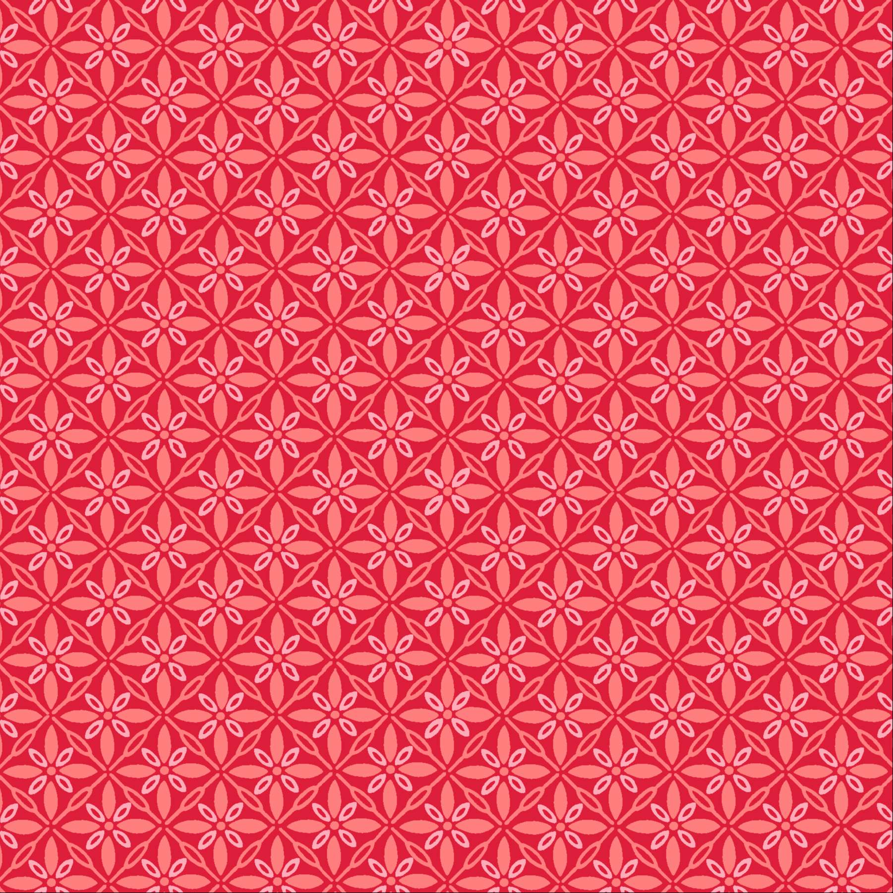 Fabric Maywood Studio Red Tufted Kimberbell Basics by the Quarter Yard MAS9396-R