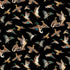 Pattern of ducks on a black background