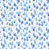 Fabric Michael Miller Blue Rain Shower Paws in the Rain by the Quarter Yard DCX12401-BLUE-D