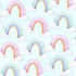 Fabric Michael Miller Cloud Rainbow Dreams Make Believe by the Quarter Yard DDC12653-CLOU