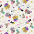 Fabric Michael Miller Cream Crafty Kitties Belle & Boo Out to Play Crafternoon by the Quarter Yard DDC12786-CREM