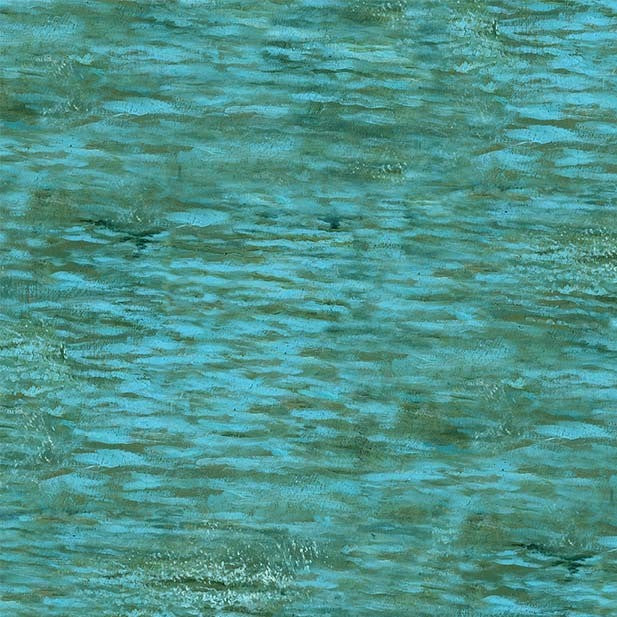 Textured green surface with wavy patterns