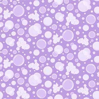 Fabric Michael Miller Lavender Bubble Bubble Make Believe by the Quarter Yard DDC12655-LAVE
