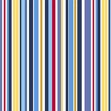 Fabric Michael Miller Multi Nauti Stripe Sail Away by the Quarter Yard DCX12514-MULT