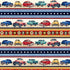 Fabric Michael Miller Multi Vintage Car Stripe Route 66 by the Quarter Yard DCX12521-MULT