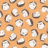 Fabric Michael Miller Orange Adorable Hedgehogs Make Believe by the Quarter Yard DDC12652-ORAN