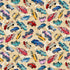 Fabric Michael Miller Tan Classic Cars Route 66 by the Quarter Yard DCX12526-TANX
