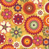 Fabric Michael Miller Yellow Groovy Blooms Feelin' Groovy by the Quarter Yard DCX12464-YELL-D
