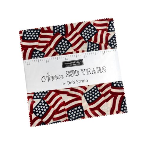 Fabric Moda America 250 Years 5" Charm Pack 56180PP