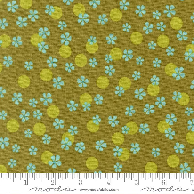 Fabric Moda Avocado Easy Breezy Happy Daze by the Quarter Yard 33842-17