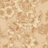 Floral pattern with beige flowers and leaves on a beige background