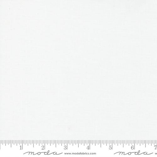 Fabric Moda Bleached White Bella Solids by the Quarter Yard 9900-98
