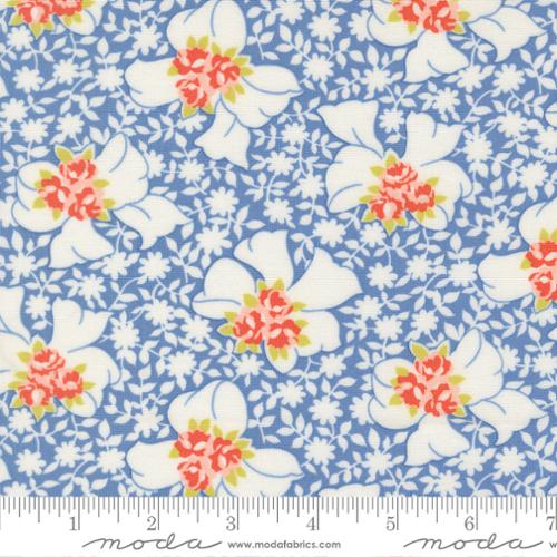 Fabric Moda Blueberry Nana's Apron Rosie by the Quarter Yard 35421-18