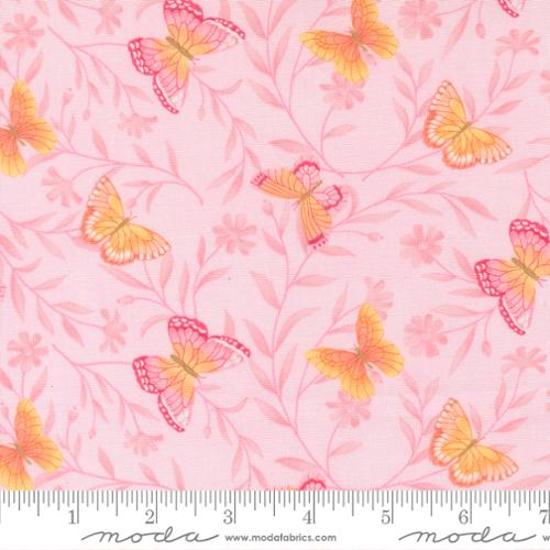 Fabric Moda Blush Butterflies Kindness by the Quarter Yard 56151-15