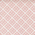 Red geometric pattern on a white background