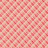 Red and green geometric pattern on a pink background