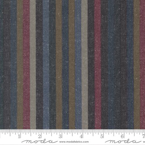 Fabric Moda Brown Lumberjack Stripes Prairie Gatherings Flannels by the Quarter Yard 49310-20F