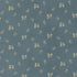 Floral pattern on a blue fabric background