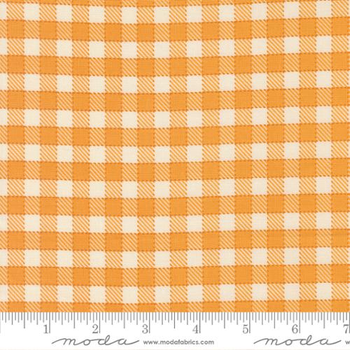 Fabric Moda Canary Baby Check Animal Park Fun by the Quarter Yard 20966-18