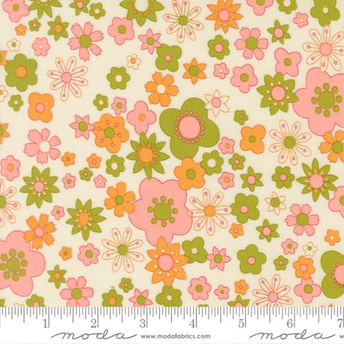 Fabric Moda Cloud Petal Power Happy Daze by the Quarter Yard 33841-11
