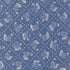 Fabric Moda Cobalt Cross Stitch Chickens The Henhouse by the Quarter Yard 48434-19