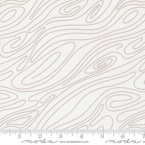 Fabric Moda Cream Ebb and Flow Potted by the Quarter Yard 26147-11