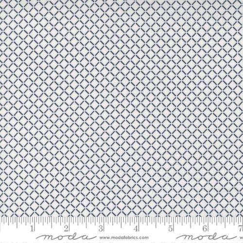 Fabric Moda Cream Navy Sail Check Nantucket Summer by the Quarter Yard 55265-21