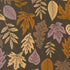 Pattern of autumn leaves on a dark background